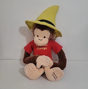 Universal Studios Curious George Yellow Hat Plush Stuffed Animal Toy 20" Long - Picture 1 of 10