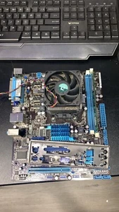 🔧 AMD FX-4100 Bundle | ASUS M5A78L-M LX | 8GB RAM | Air Cooler | Ready to Go! - Picture 1 of 2