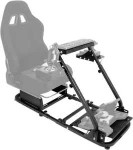DD Plane Game Flight Sim Frame Rig for Seat Wheel Pedals Xbox PS PC Console F1 - Picture 1 of 8