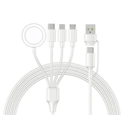 Cable de carga magnético cargador USB TIPO C 4 en 1 iPhone iWatch para Apple Watch Foto 1 de 4