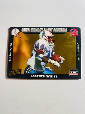 1993 ACTION PACKED #22 LORENZO WHITE NM-MT NFL FOOTBALL CARD - Image 1 of 2