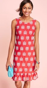 Talbots Tropical Embroidered Dress Size 4 $139 - Picture 1 of 6