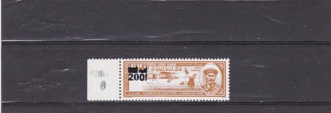 Comoros mnh rare overprinted stamp early aviators and aircrafts scott 804E 1994 Cover