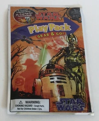STAR WARS - Paquete de 6 Paquetes de Halloween Libro para Colorear PACK DE JUEGO FAVOR DE FIESTA Foto 1 de 4
