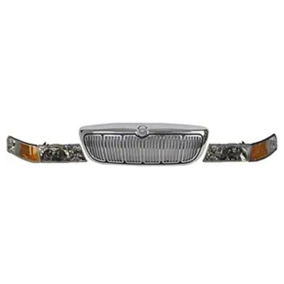 Front Grille & Headlight Assembly 5pc For 1998-2002 Mercury Grand Marquis - Image 1 of 1