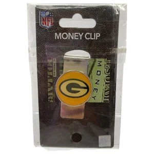 NFL Las Greebay Packers Stainless Steel Money Clip (NEW) - Picture 1 of 2