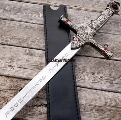 Espada de Harry Potter hecha a mano de acero inoxidable de Gryffindor, espada forjada duende. Foto 1 de 4