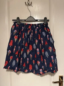 Cath Kidston Size L Ice Lollies 100% Cotton Skirt With Pockets - Picture 1 of 4