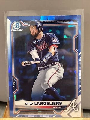 Shea Langeliers 2021 Bowman Chrome Blue Sapphire #BCP-157 - Image 1 of 2