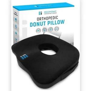 Ergonomic Innovations Orthopedic Donut Pillow: Memory Foam Chair Seat Cushion - Picture 1 of 7