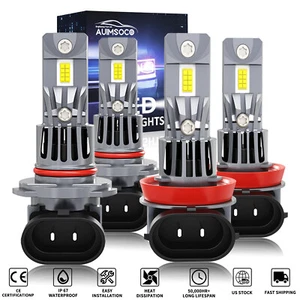 For 2019 2020 2021 Ram 1500 Classic LED Light Bulb 9005 H11 High Low Beam Bulbs - Picture 1 of 12