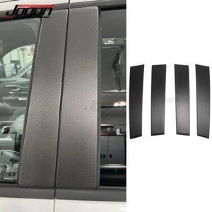 Matte Carbon Window B Pillar Post Panel Trim For Dodge Ram 1500 TRX Limited 19+ - Picture 1 of 14