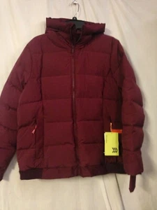 Women's Heavyweight Down Puffer Jacket - All In Motion Maroon - Picture 1 of 6