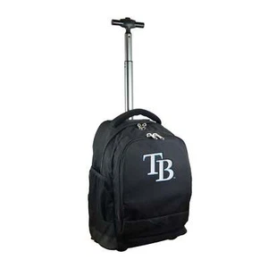 Tampa Bay Rays Premium Wheeled Backpack in Black - Picture 1 of 6