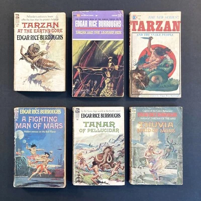 EDGAR RIS BURROUGHS 6 книга лот!!!! ТАРЗАН, Танар, ТУВИЯ, Боевик РЕДКИЙ!!! - Изображение 1 из 4