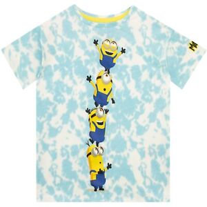 Despicable Me Minions T-Shirt Kids Boys 4 5 6 7 8 9 10 11 12 Years Top Clouds