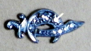VINTAGE 1930'S PLATINUM - DIAMOND SHRINERS PIN - Picture 1 of 4