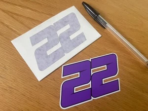 Jason O'Halloran número de carrera 22 - (par pequeño) - vendedor del Reino Unido - Imagen 1 de 1