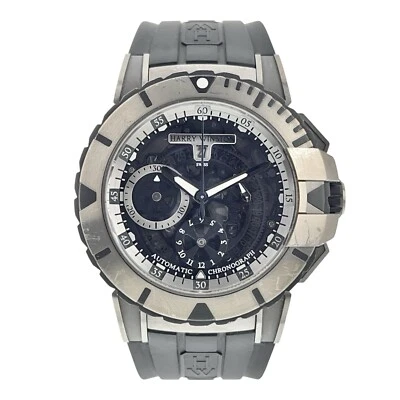 Harry Winston Ocean acero inoxidable esfera esqueleto 44 mm automático para hombre OCSACH44 Foto 1 de 4