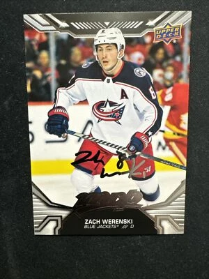 22-23 UD MVP Hockey Silver Script 146 Zach Werenski - Image 1 of 2