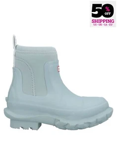 RRP €350 STELLA MCCARTNEY x HUNTER Wellington US5 UK3 EU36 Logo Grey Round Toe - Foto 1 di 9