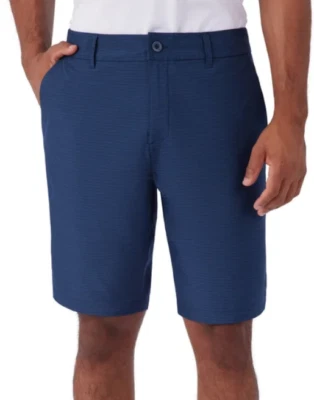 Pantalón corto Hang Ten híbrido para hombre negro, azul Foto 1 de 4