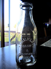 1927 Blake Hart GAMALIELSON POULTRY RANCH Hilo HAWAII Sq Quart dairy milk bottle