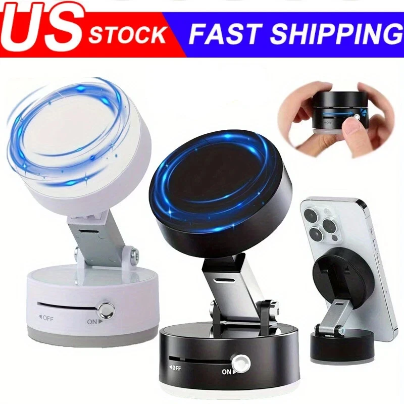 Soporte Magnetico De Celular, Para Carro, Vacio De Doble Cara tiktok 360 Grados - Image 1 of 4