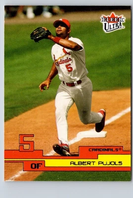 2003 FLEER ULTRA ALBERT PUJOLS ST. LOUIS CARDINALS BASEBALL CARD #72 - Image 1 of 2