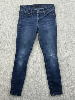 Pantalones de mezclilla Joes para mujer talla 25 The Skinny lavado oscuro desgastados 26x27 Foto 1 de 4