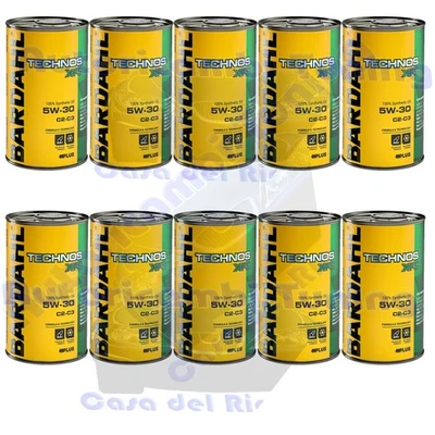 10 Litri Olio Motore Bardahl Technos XFS 5W30 ACEA C2 C3 API SN CF MSAPS - Immagine 1 di 3