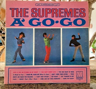 The Supremes A’ Go-Go Compact Vinyl Record Motown S649 Original 1966 VG Cond. - Image 1 of 4