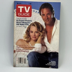VINTAGE TV GUIDE MAGAZINE OCT 5 - 11, 1985 CYBILL SHEPHARD DON JOHNSON - Imagen 1 de 4