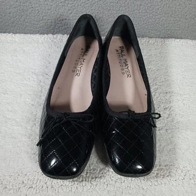 ПОЖАЛУЙСТА, ПРОЧТИТЕ! Женские черные балетки Paul Mayer Attitudes КРАСИВЫЕ И ЧИСТЫЕ!  - Изображение 1 из 4