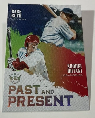 2018 Panini Diamond Kings прошлое настоящее БЭЙБ РУТ ШОХЕЙ ОНТАНИ RC ДЕБЮТАНТ КАК НОВАЯ - Изображение 1 из 4