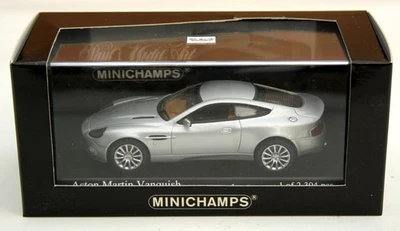 ASTON MARTIN VANQUISH 2002 ARGENTO MINICHAMPS 400137224 1:43 RHD AUTO UK - Immagine 1 di 4