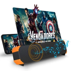 Lupa de Pantalla de 18 Pulgadas, Lupa 3D Pantalla Proyector, Soporte de Teléfono Plegable... - Imagen 1 de 7