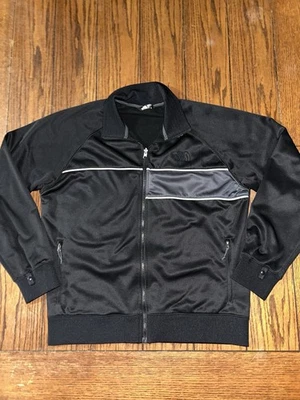 The North Face Para Hombres Grande Negra Sudadera de Pista Cremallera Completa Cuello Exterior Foto 1 de 4