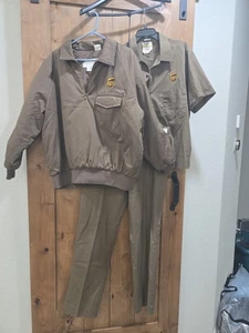 Vintage Twinhill UPS Full Uniform L / XL 34x32 Halloween Costume Excellent Used - Picture 1 of 23