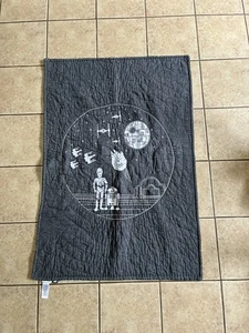 Pottery Barn Star Wars Millennium Falcon Handmade Embroidered Kids Crib Quilt - Picture 1 of 7