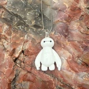 Big Hero 6 Baymax Glass Pendant with Chain Necklace - Picture 1 of 11