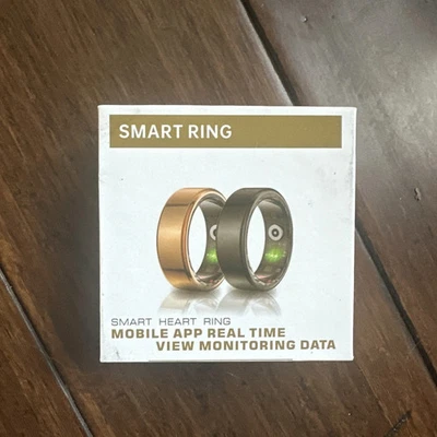 Anillo inteligente monitor de ritmo cardíaco presión arterial rastreador de sueño salud tamaño 8 nuevo Foto 1 de 3
