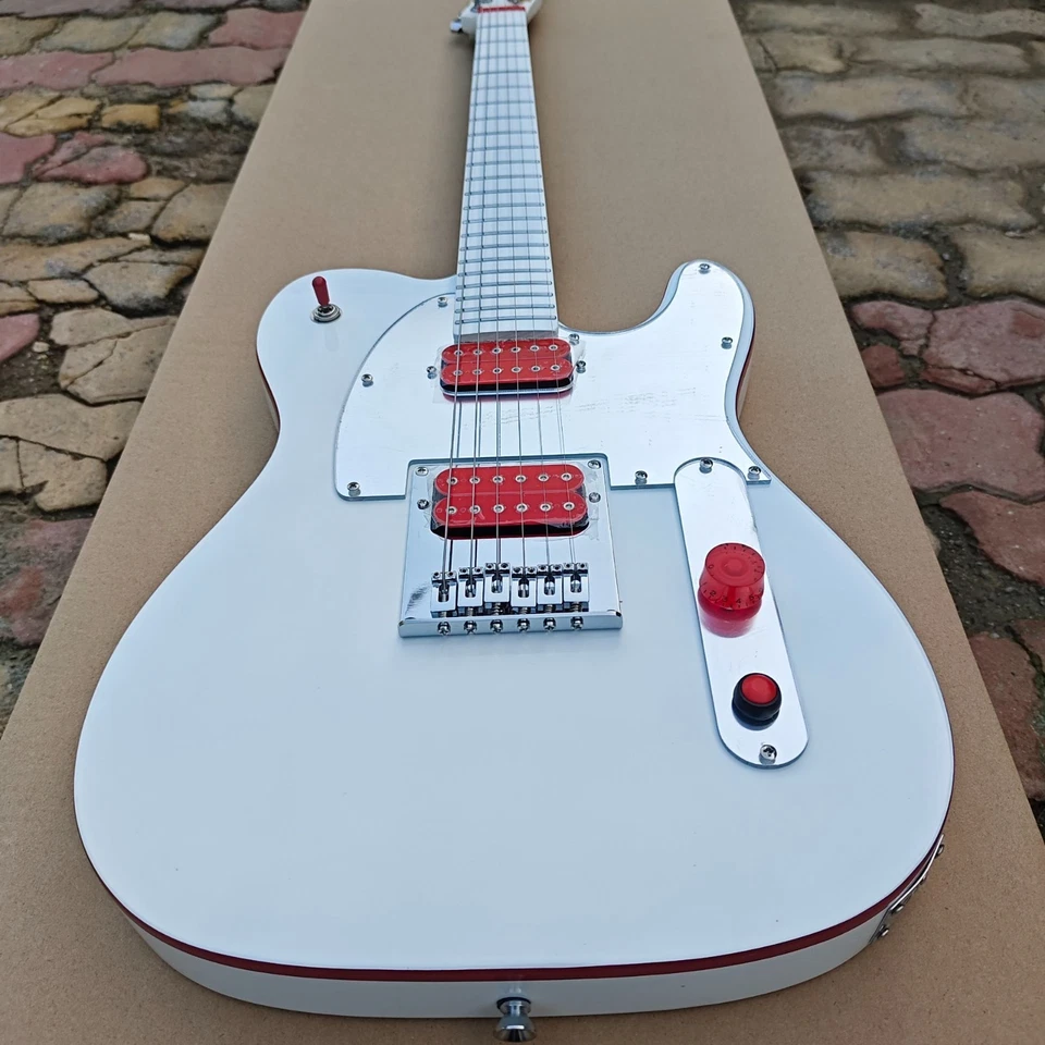 TL John 5 Ghost White Electric Guitar  Ship from US fast delivery - Image 1 of 4