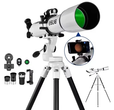 80mm Aperture 700mm Refractor Telescope, High Transmission Travel Telescope - Image 1 of 4