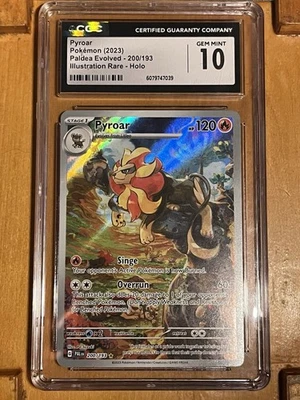Pyroar 200/193 Sv02: Paldea Evolved Holo - CGC 10 - Image 1 of 2