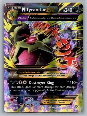 Pokemon TCG XY - Ancient Origins M Tyranitar EX 43/98 - Image 1 of 2