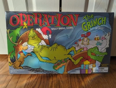 OPERATION: The Grinch Board Game | Classic Dr. Seuss Art & Custom Funatomy Parts - Image 1 of 3