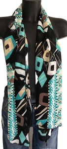 Foulard étole femme UN JOUR AILLEURS multicolore 50X160 cm Très bon état - Picture 1 of 7