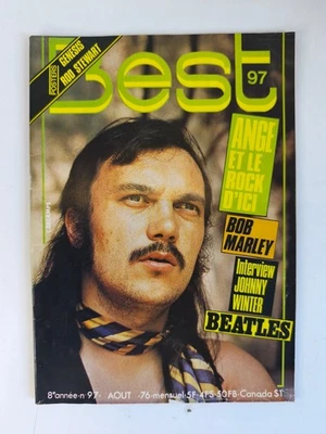 Magazine BEST n° 97 Ange J.Winter Beatles Aout 1976 + Poster Genesis Rod Stewart - Photo 1/3