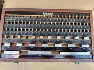 Mitutoyo 81 pc Gage Block Set 516-902 Grade 2 Set Number BE1-81-2 - Picture 1 of 8
